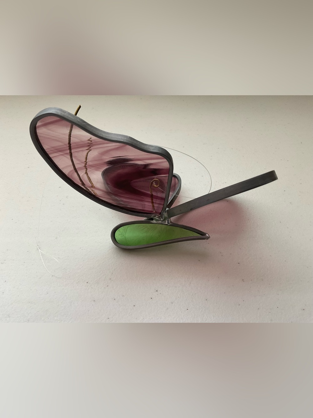 Handmade Stained Glass Butterfly - Picture 4 of 6